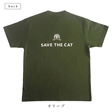 カレッジロゴSAVE THE CAT　Tシャツ