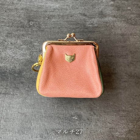 ぷくぷくがま口　S　マルチ26~30【kura】世界でたった１つ「Only one product in the world」