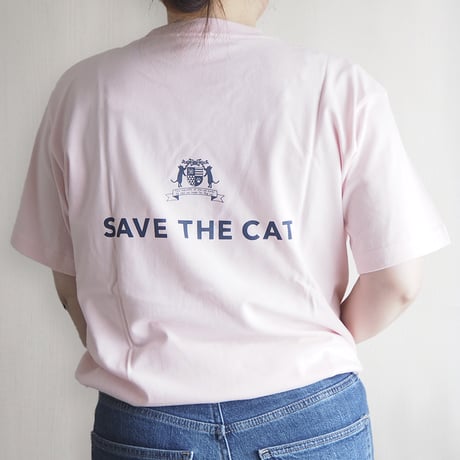 カレッジロゴSAVE THE CAT　Tシャツ