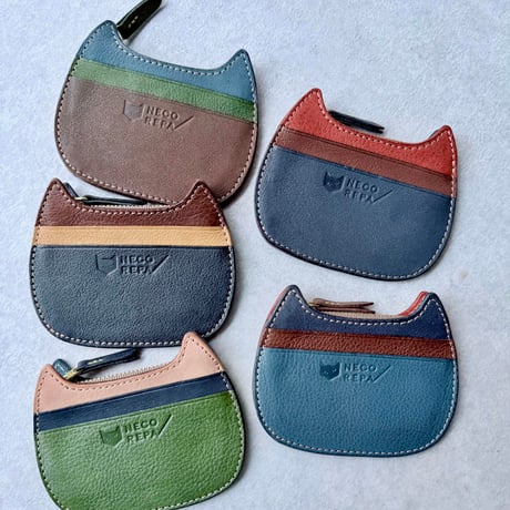 CAT  MINI PURSE 　ねこミニ財布　マルチP～T【kura】世界でたった１つ「Only one product in the world」