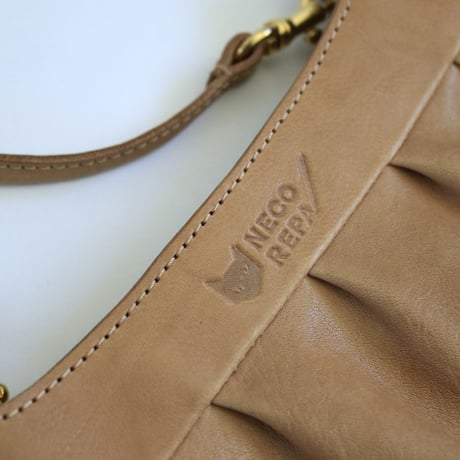 CAT FACE GATHER POCHETTE   SMALL