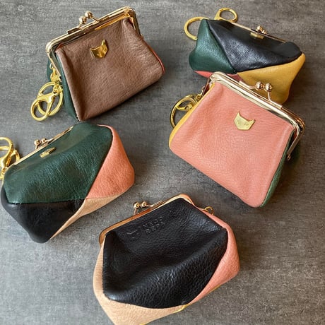 ぷくぷくがま口　S　マルチ26~30【kura】世界でたった１つ「Only one product in the world」