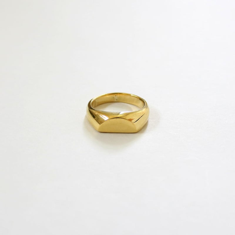 三日月 SIGNET RING 真鍮三日月シグネットリング【kura】 | NECOREPA