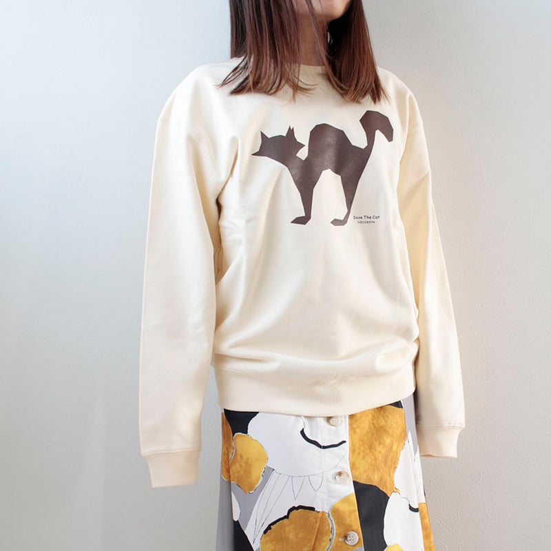 excited cat スウェット | NECOREPA STORE