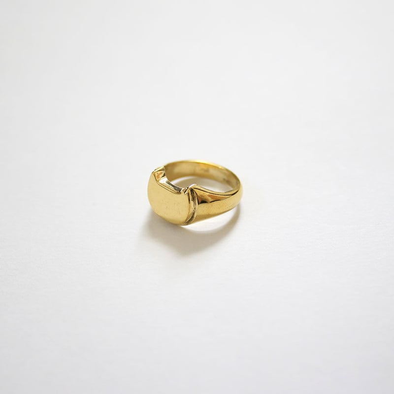 CAT SIGNET RING 真鍮キャットシグネットリング | NECOREPA STORE