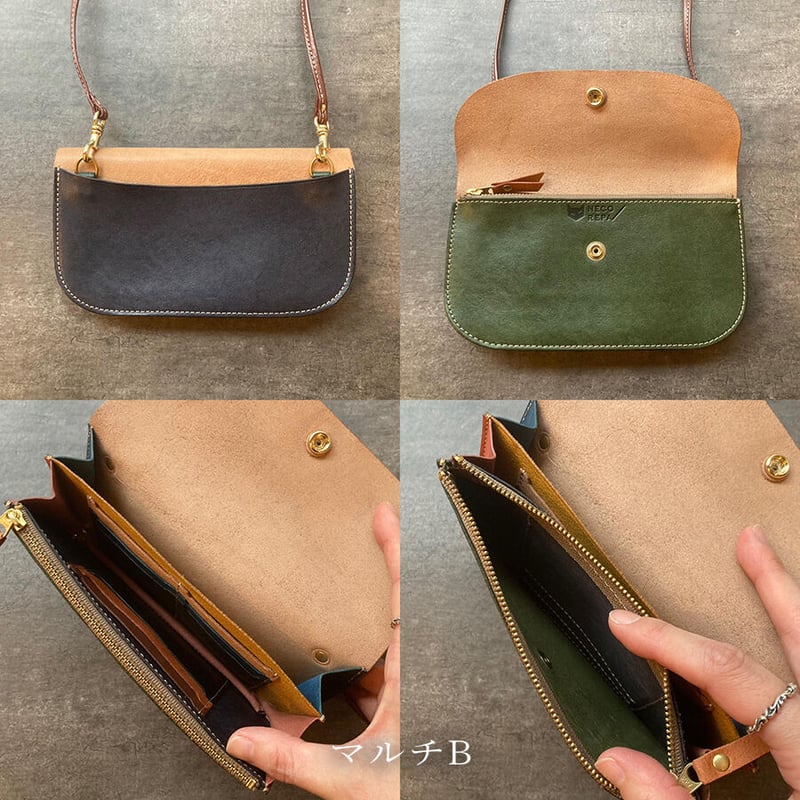 アコーディオンポシェット マルチ A～E【kura】世界でたった1つ「Only