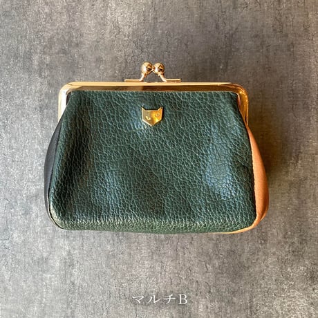 ぷくぷくがま口　L　マルチA~E【kura】世界でたった１つ「Only one product in the world」