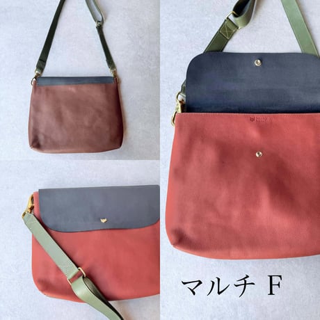 メールバッグ M　マルチF~J【kura】世界でたった１つ「Only one product in the world」