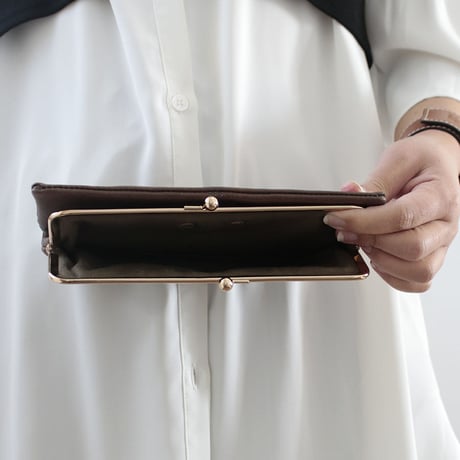 がま口長財布