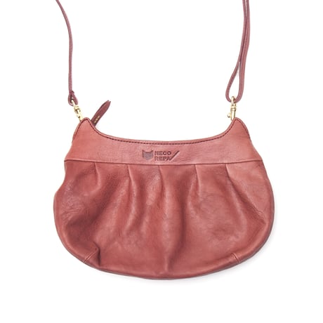 CAT FACE GATHER POCHETTE   SMALL