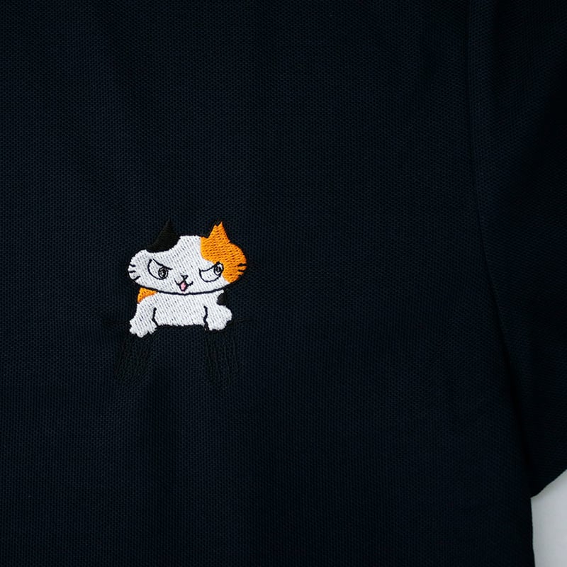 ねこりぱん刺繍ポロシャツ | NECOREPA STORE