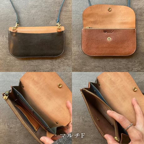 アコーディオンポシェット　マルチ　F～J【kura】世界でたった１つ「Only one product in the world」