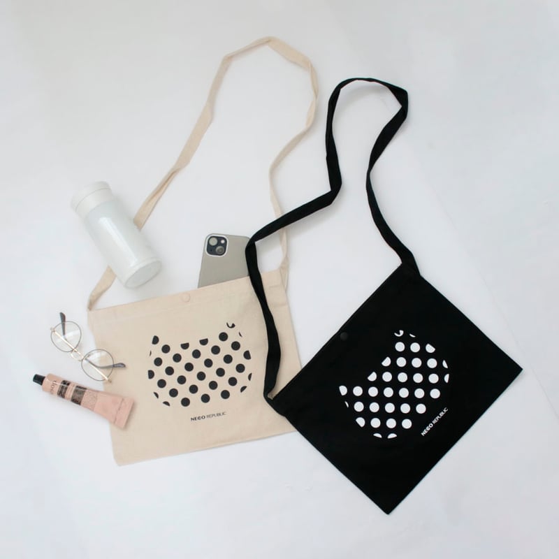 水玉CATサコッシュ | NECOREPA STORE