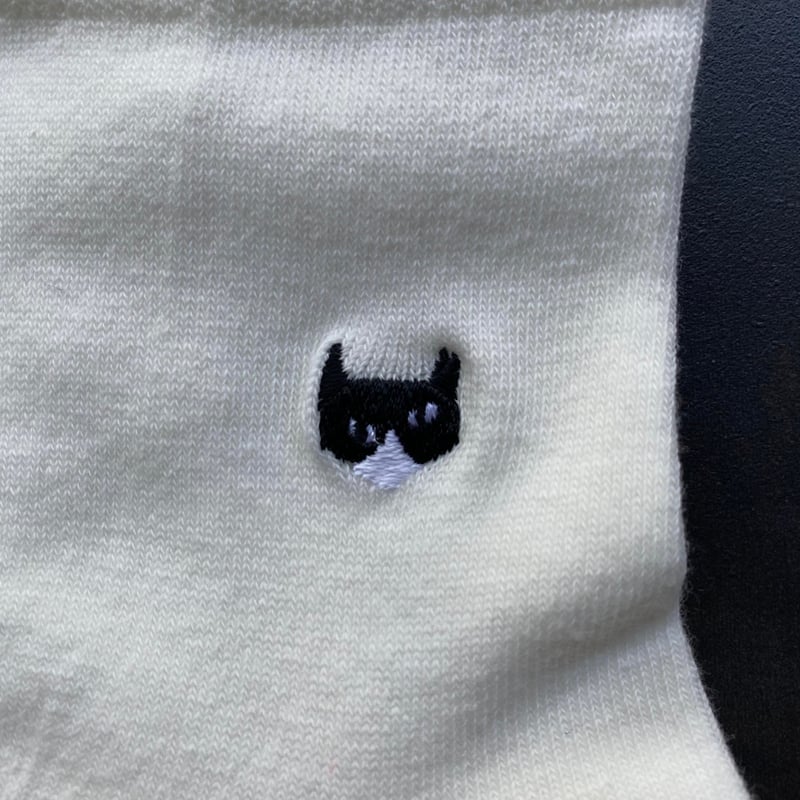 NECOREPA 刺繍ソックス スタンダード | NECOREPA STORE