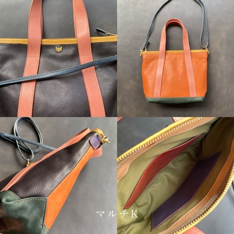 2WAY MINI TOTE BAG　2wayミニトートバッグ　マルチG～K【kura】世界でたった１つ「Only one product in the world」