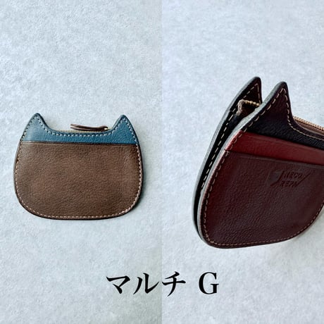 CAT  MINI PURSE 　ねこミニ財布　マルチF～J【kura】世界でたった１つ「Only one product in the world」