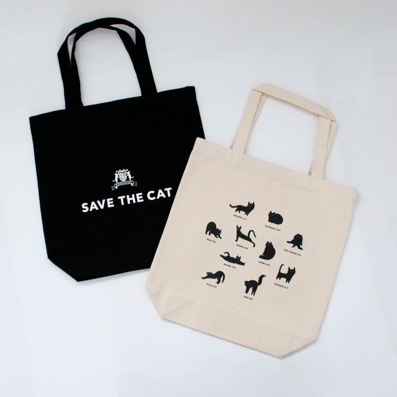 キャットポーズ トートバッグ | NECOREPA STORE