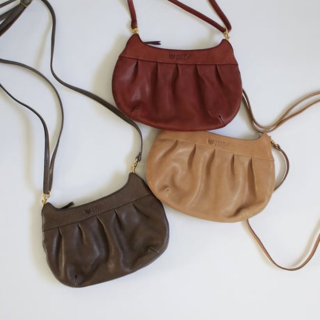 CAT FACE GATHER POCHETTE   SMALL