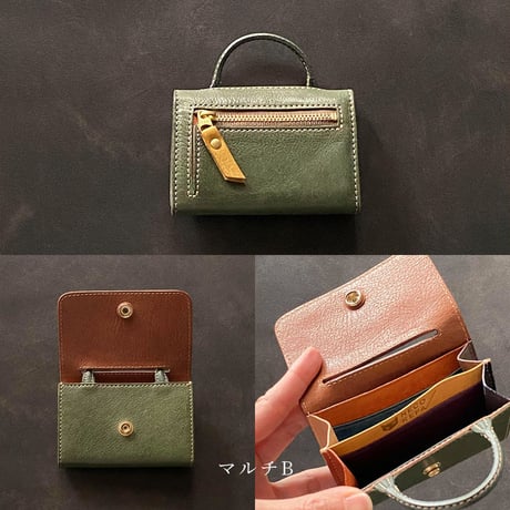 ウォレットバッグ　Wallet bag S  マルチ A～E【kura】世界でたった１つ「Only one product in the world」