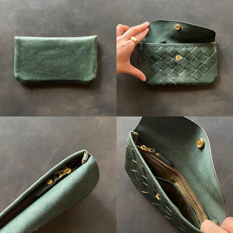 NECOREPA MESH WALLET レザーメッシュウォレット | NECOREPA STORE