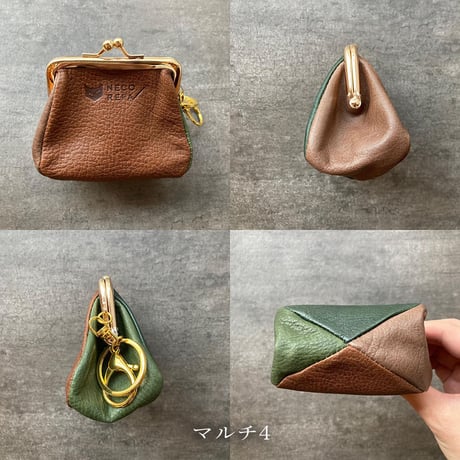 ぷくぷくがま口　S　マルチ1~5【kura】世界でたった１つ「Only one product in the world」