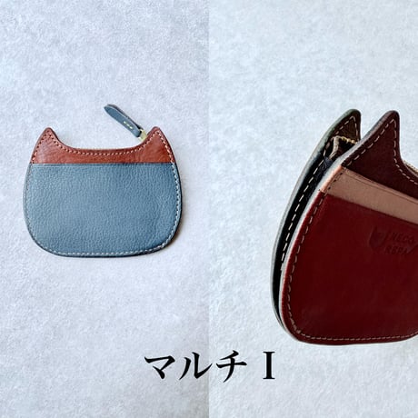 CAT  MINI PURSE 　ねこミニ財布　マルチF～J【kura】世界でたった１つ「Only one product in the world」