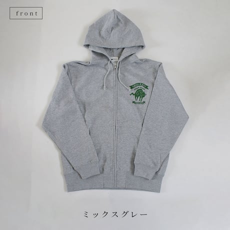 NECOREPA　びびり猫　ジップパーカー