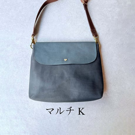 メールバッグ M　マルチK~O【kura】世界でたった１つ「Only one product in the world」