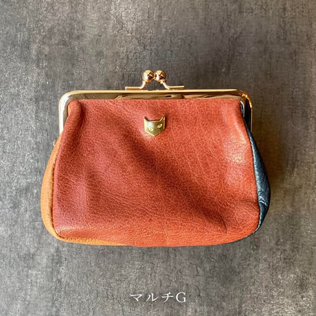ぷくぷくがま口　L　マルチF~J【kura】世界でたった１つ「Only one product in the world」