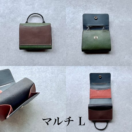 ウォレットバッグ　Wallet bag M マルチ K～O【kura】世界でたった１つ「Only one product in the world」