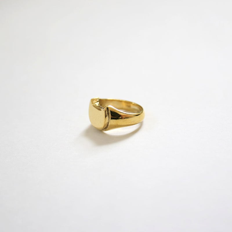 CAT SIGNET RING 真鍮キャットシグネットリング | NECOREPA STORE
