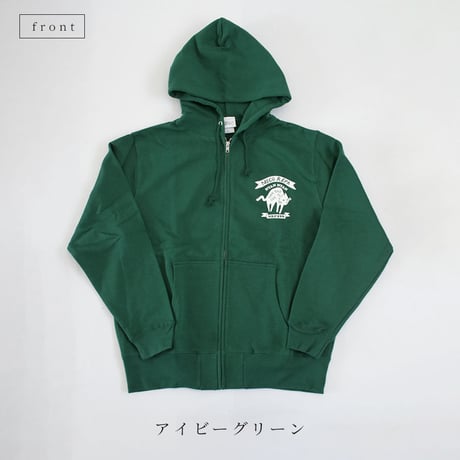 NECOREPA　びびり猫　ジップパーカー