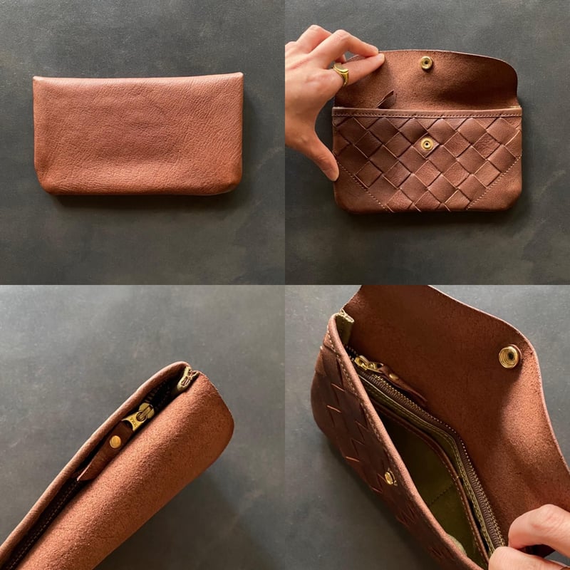NECOREPA MESH WALLET レザーメッシュウォレット | NECOREPA STORE