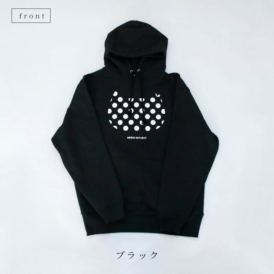 水玉CAT パーカー | NECOREPA STORE