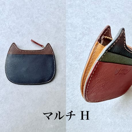 CAT  MINI PURSE 　ねこミニ財布　マルチF～J【kura】世界でたった１つ「Only one product in the world」