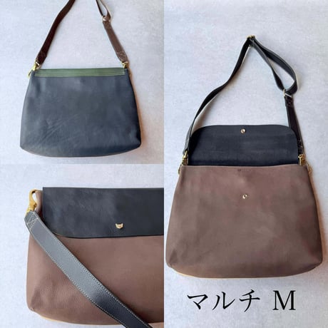 メールバッグ M　マルチK~O【kura】世界でたった１つ「Only one product in the world」