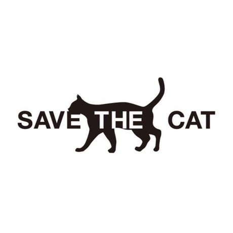 SAVE THE CAT シルエットTシャツ