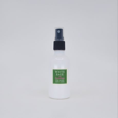 ゼラニウム／国産ホワイトセージスプレー