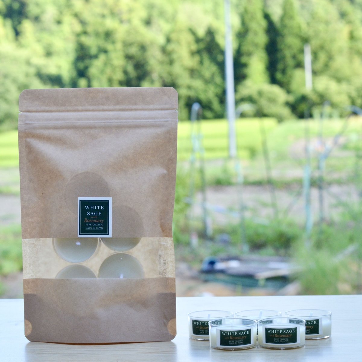 新作特典付き！】パロサント／国産ホワイトセージ ティーライト