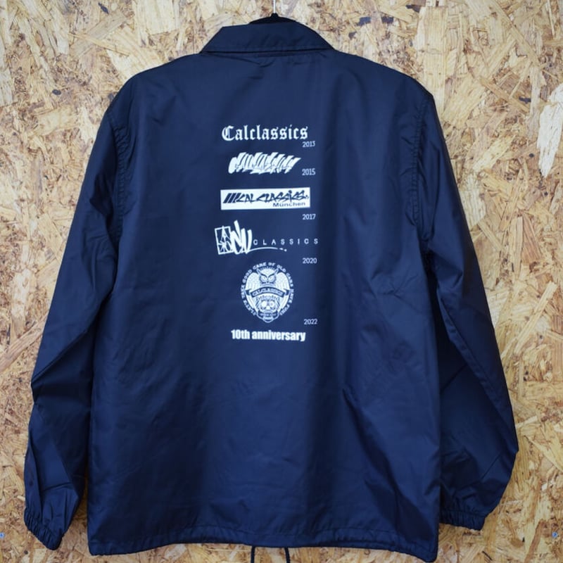10th anniversaryコーチジャケット ※【ブラック】 | cal classics