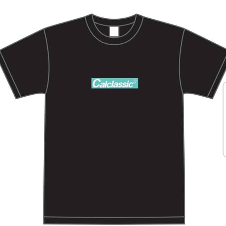 2021年　CalClassics　ボックスロゴTシャツ　白＆黒