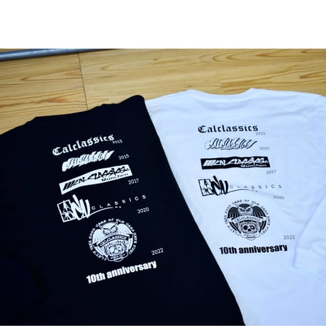 １０thanniversary　※ロングＴシャツ (黒)