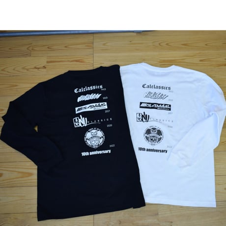 １０thanniversary　※ロングＴシャツ (白)