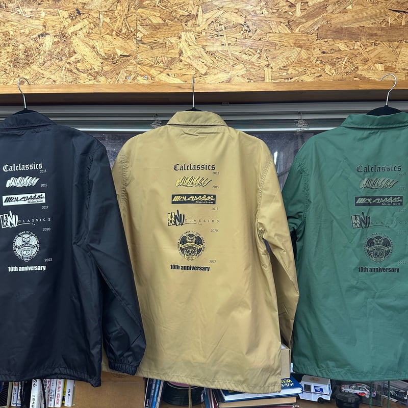 10th anniversaryコーチジャケット ※【ブラック】 | cal classics