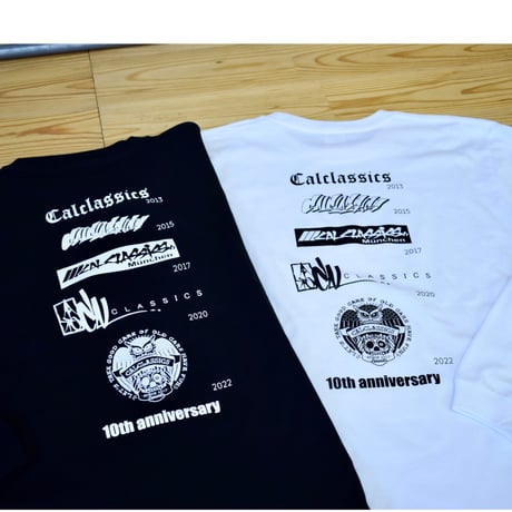 １０thanniversary　※ロングＴシャツ (白)