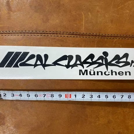 抜き キャルクラシックス ステッカー ミュンヘン  黒