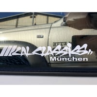 抜き キャルクラシックス ステッカー ミュンヘン　白