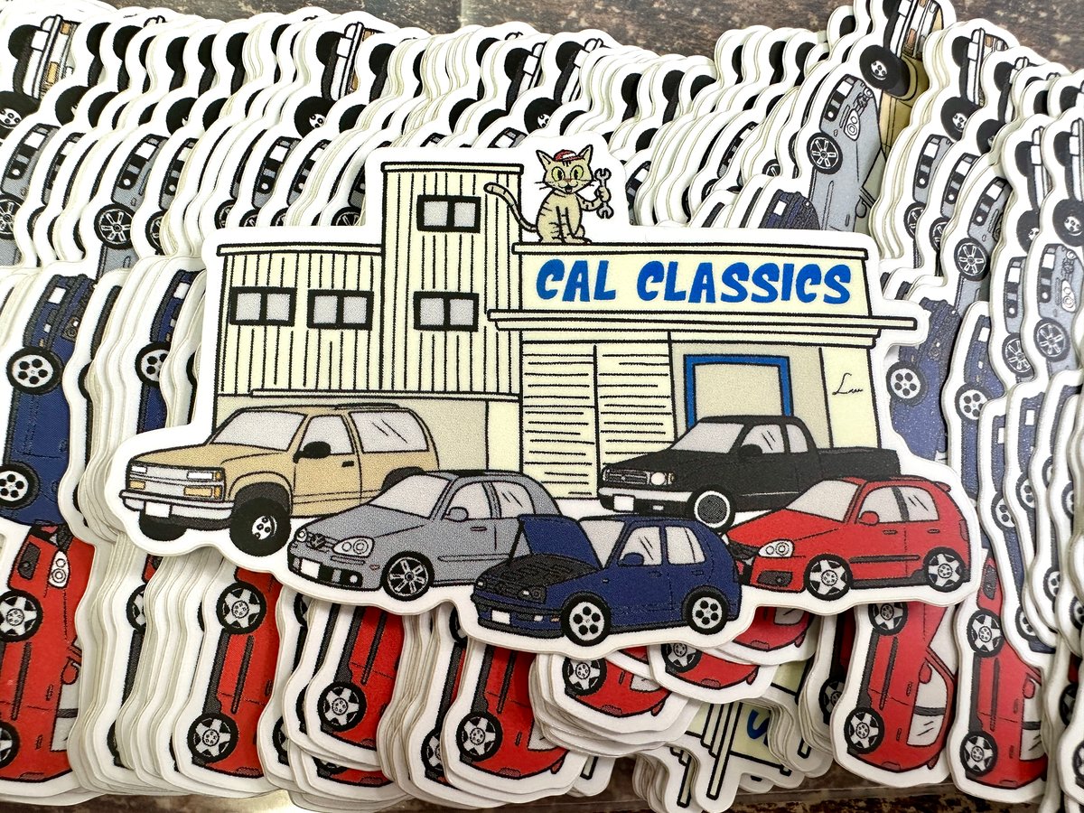 2024上半期メンバー集合ステッカー(マットグリッター) | cal classics