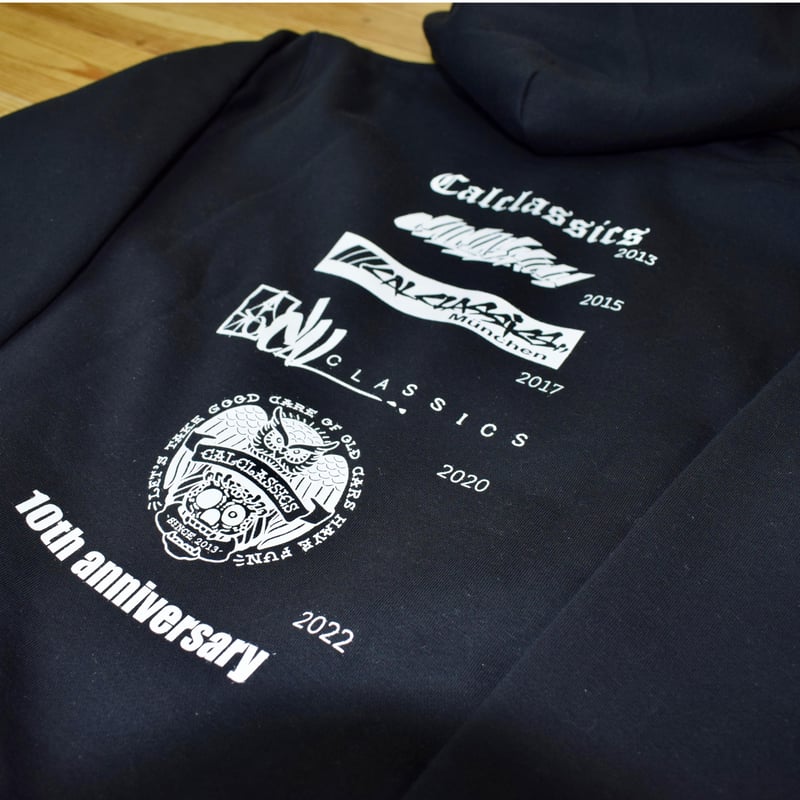 10th anniversaryパーカー【※ブラック】 | cal classics