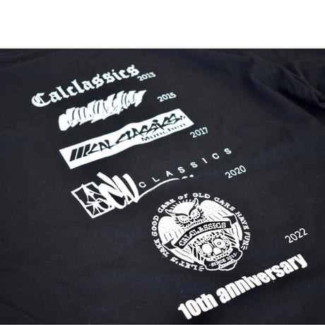 １０thanniversary　半袖Ｔシャツ (黒)